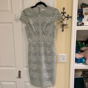 Reiss Lace Light Blue Dress